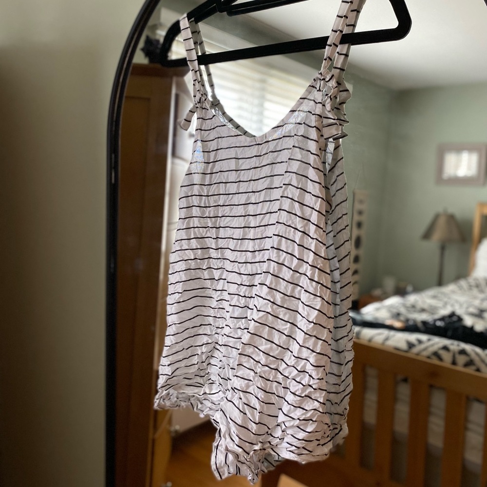 Roxy Striped Beach Cover Up